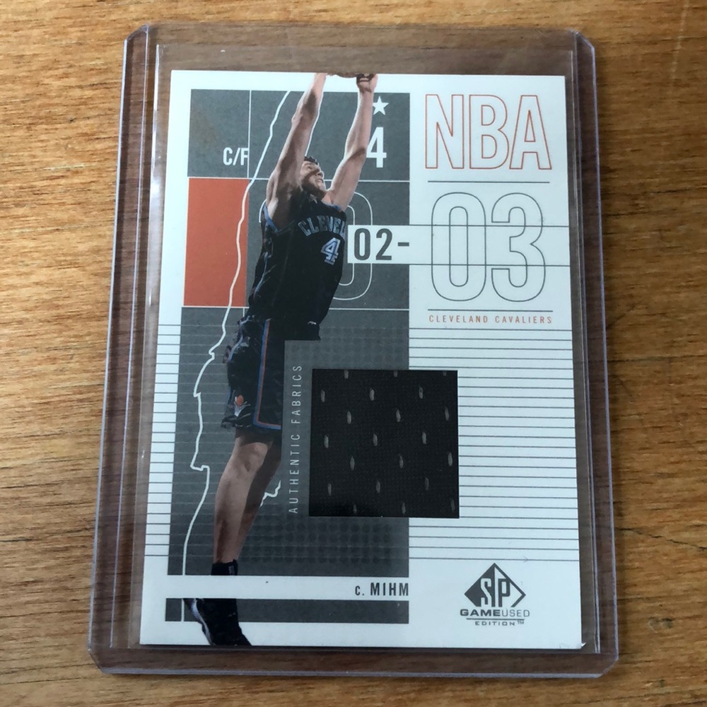 Chris Mihm Jersey card